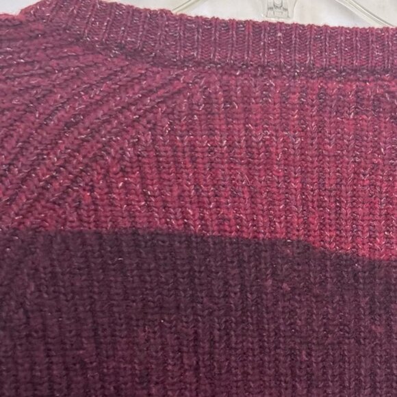 Burberry Cotton Wool Striped Pullover Sweater Tunic Crew NovaNeck Check Preppy M - Picture 12 of 15